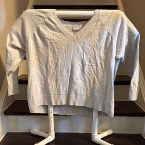 Old Navy Women's V-Neck Sweater in Cream